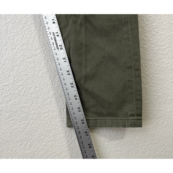 Asos Mens Jeans Size 30 Green Button Fly Slim Leg - Picture 9 of 9